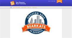 Desktop Screenshot of bearkatsinbusiness.com