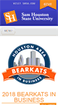 Mobile Screenshot of bearkatsinbusiness.com