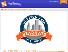 Tablet Screenshot of bearkatsinbusiness.com